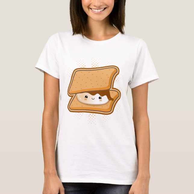 Camiseta Kawaii Smore (Anverso)