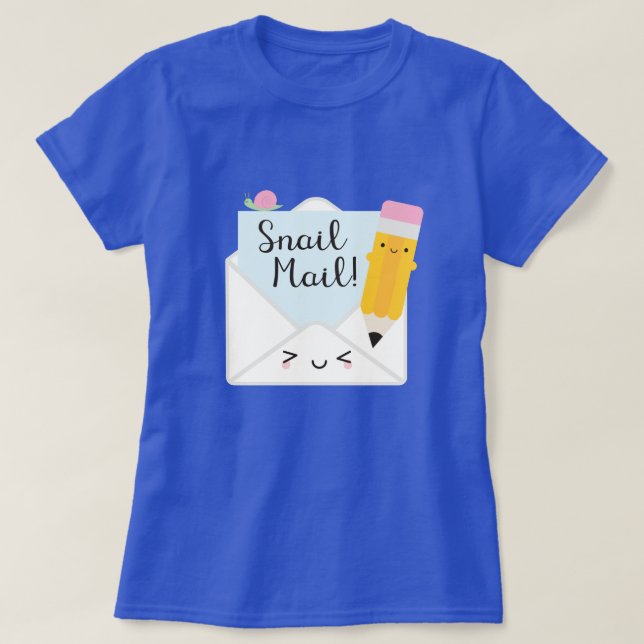 Camiseta Kawaii Snail Mail (Diseño del anverso)
