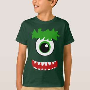 Camiseta Kawaii Sonriendo Un Monstruo Ojo