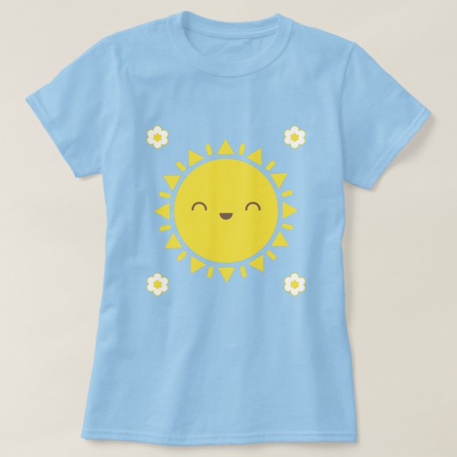 Camiseta Kawaii Sunny Days (Diseño del anverso)
