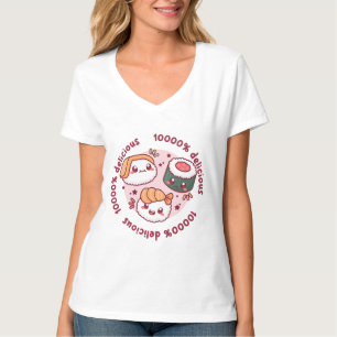 Camiseta kawaii sushi con citas graciosas para el amante ne