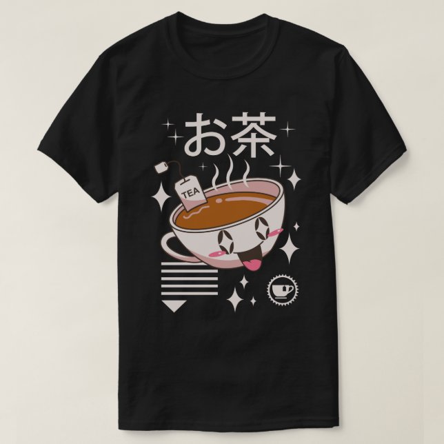 Camiseta Kawaii Tea (Diseño del anverso)