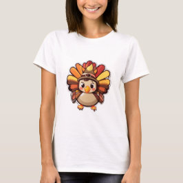 Camiseta Kawaii Thanksending turkey