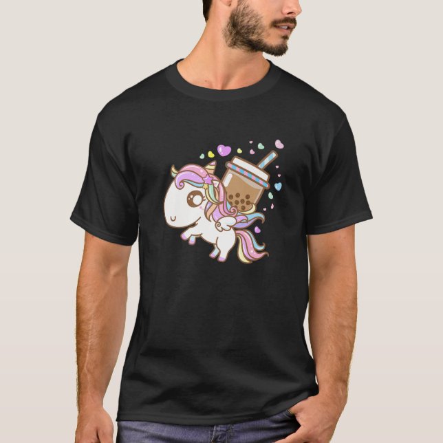 Camiseta Kawaii Unicorn Pegasus (Anverso)