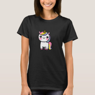 Camiseta Kawaii Unicornio Amante de Animales Lindo Unicorni