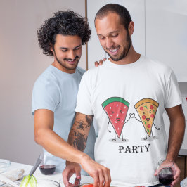 Camiseta Kawaii Watermelon Pizza Fiesta Lover Unisex