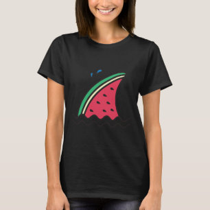 Camiseta Kawaii Watermelon Sharm Fin Funny Family Summer Va