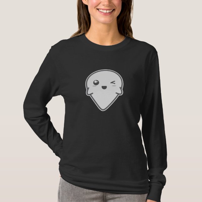 Camiseta Kawaii Winking Ghost Clothing (Anverso)