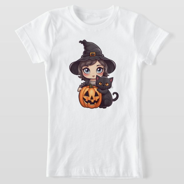 Camiseta Kawaii Witch Chica (Distribución)