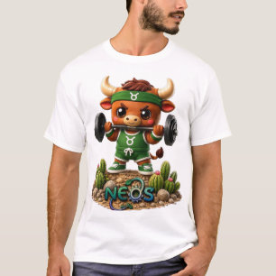 Camiseta Kawaii Zodiac Neos Tauro