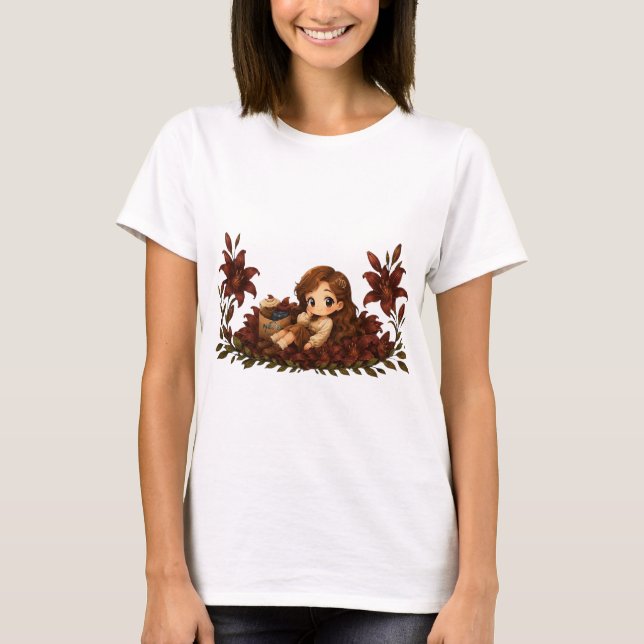 Camiseta Kawaii Zodiac Neos Virgo (Anverso)