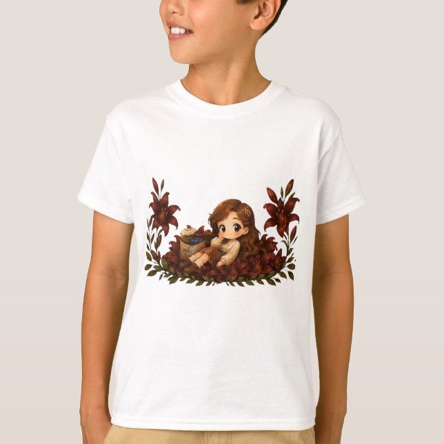 Camiseta Kawaii Zodiac Neos Virgo (Anverso)