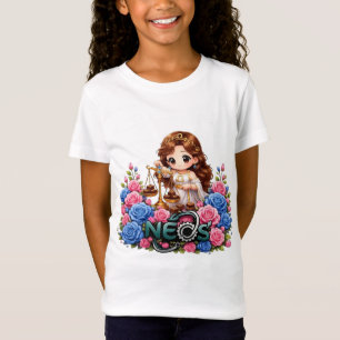 Camiseta Kawaii Zodiaco Neos Libra