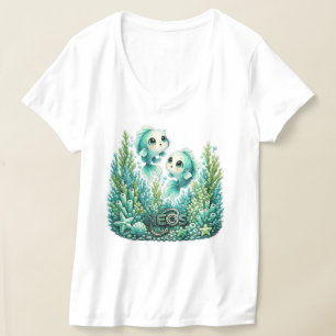Camiseta Kawaii Zodiaco Neos Piscis