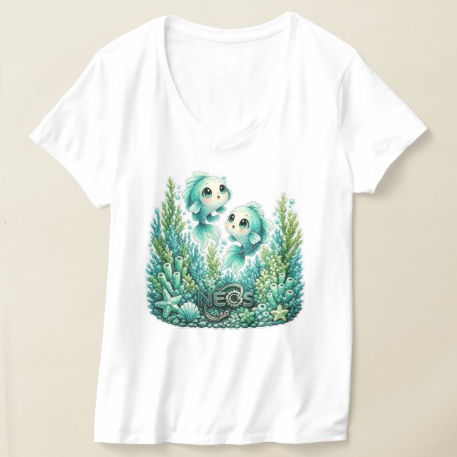 Camiseta Kawaii Zodiaco Neos Piscis (Distribución )