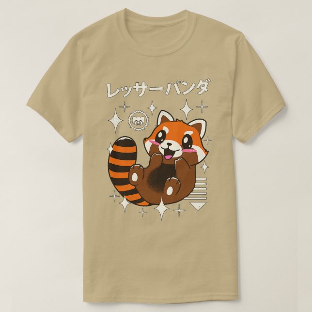 Camiseta KawaiiRedPanda (Diseño del anverso)