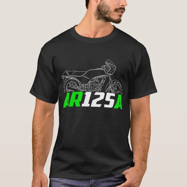 Camiseta Kawasaki AR125A 1982-1994 (Anverso)