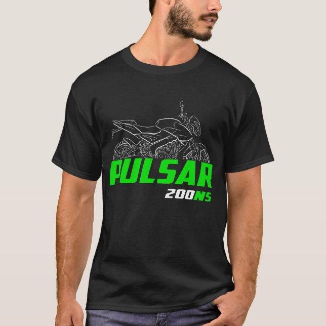 Camiseta Kawasaki Bajaj Pulsar 200NS 2013-2016 (Anverso)