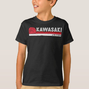 Camiseta Kawasaki Japón Vintage japonés Asia Lover Hombres