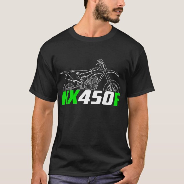 Camiseta Kawasaki KX450F 2016-2018 (Anverso)