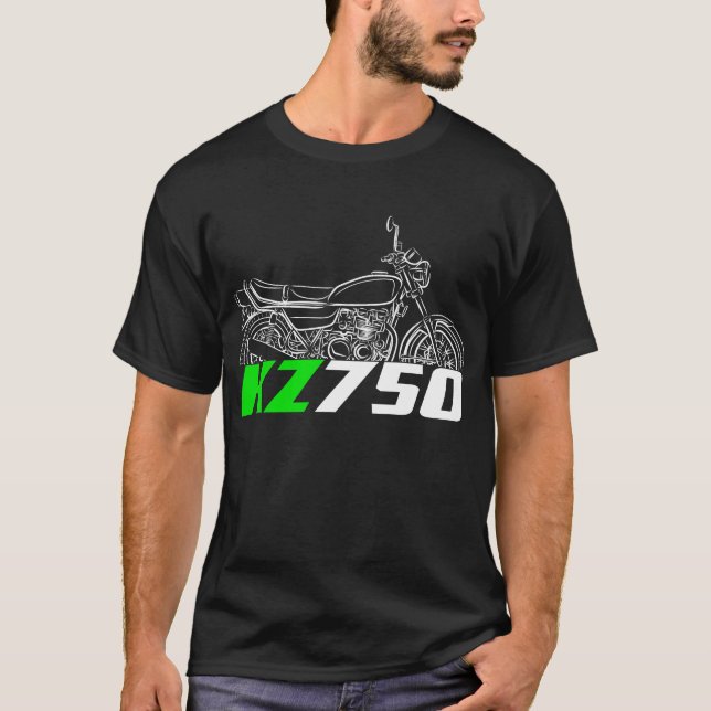 Camiseta Kawasaki KZ750B 1976-1980 (Anverso)