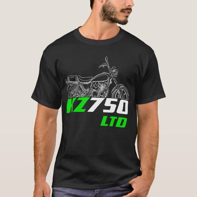 Camiseta Kawasaki KZ750LTD 1980-1984 (Anverso)