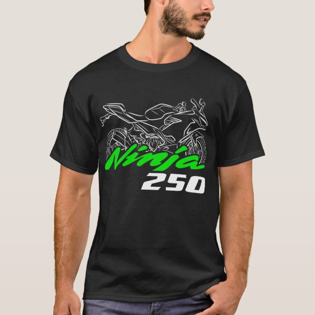 Camiseta Kawasaki Ninja 250 2018-2025 (Anverso)
