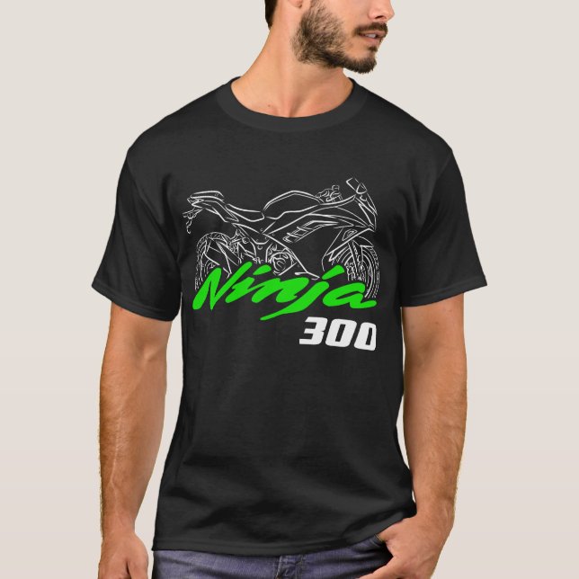 Camiseta Kawasaki Ninja 300 2013-2025 (Anverso)