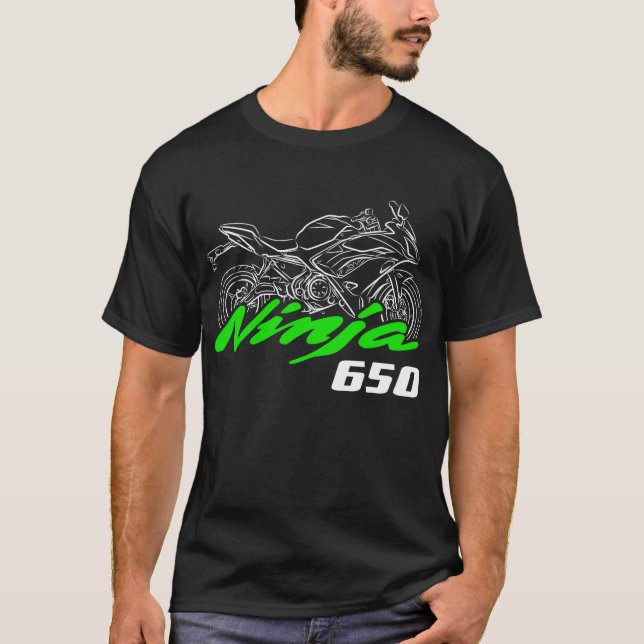 Camiseta Kawasaki Ninja 650 2017-2019 (Anverso)