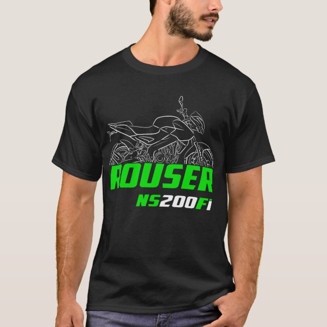 Camiseta Kawasaki Rouser NS200 Fi 2019-2024 (Anverso)