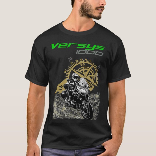 Camiseta Kawasaki Versys 1000 T-Shirt Essential T-Shirt (Anverso)