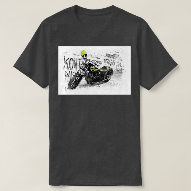 Camiseta Kawasaki Vulcan 900 Motocicleta II (Diseño del anverso)