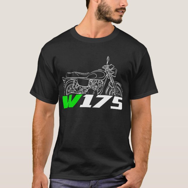 Camiseta Kawasaki W175 2017-2024 (Anverso)