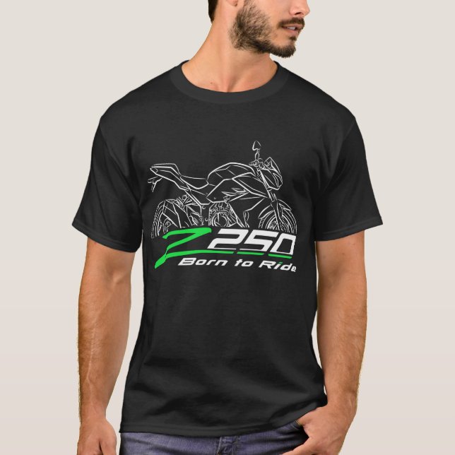 Camiseta Kawasaki Z250 2013-2018 (Anverso)