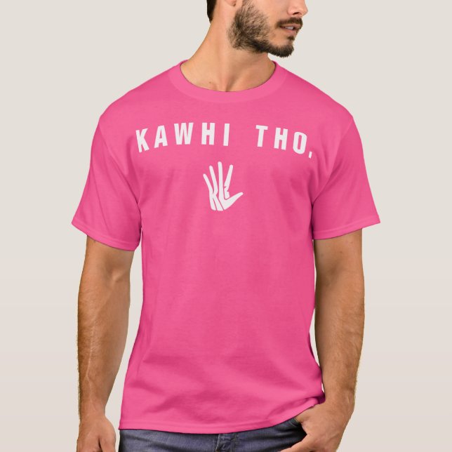 Camiseta Kawhi Tho (Fuente blanca) (Anverso)