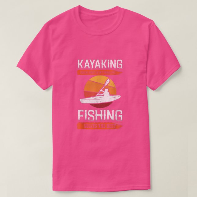 Camiseta Kayak Angler Fishing kayak  (Diseño del anverso)