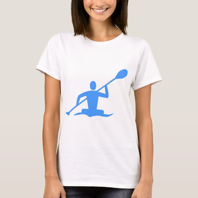 Camiseta Kayak - Azul bebé (Anverso)