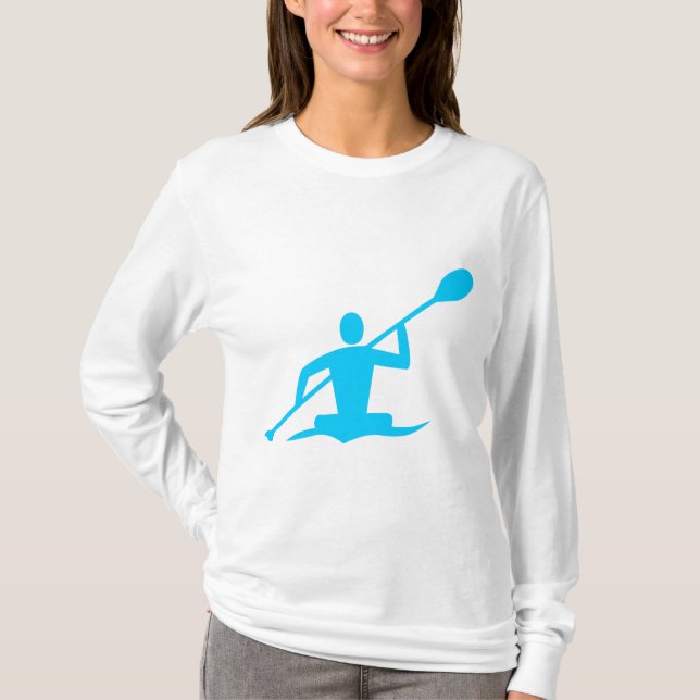 Camiseta Kayak - Azul cielo (Anverso)