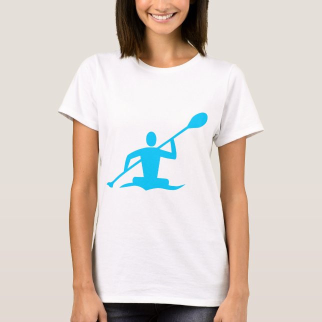 Camiseta Kayak - Azul cielo (Anverso)