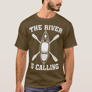 Camiseta Kayak Boat Kayaker Divertido El Río Llama Kaya