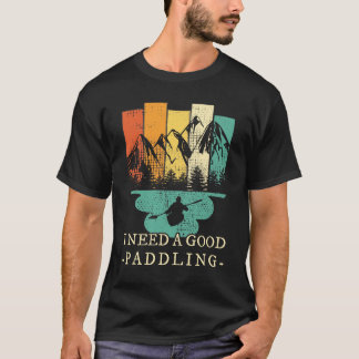 Camiseta Kayak Canoeing Retro