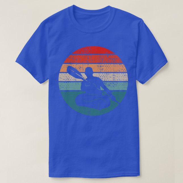 Camiseta Kayak Canoeing Retro 2 (Diseño del anverso)