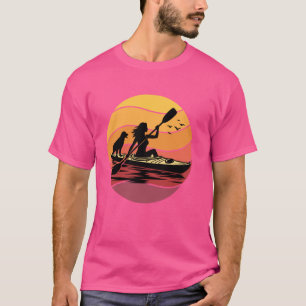 Camiseta Kayak con perro en Sunset Outdoor Adventures Nat
