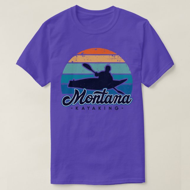 Camiseta Kayak de Montana (Diseño del anverso)