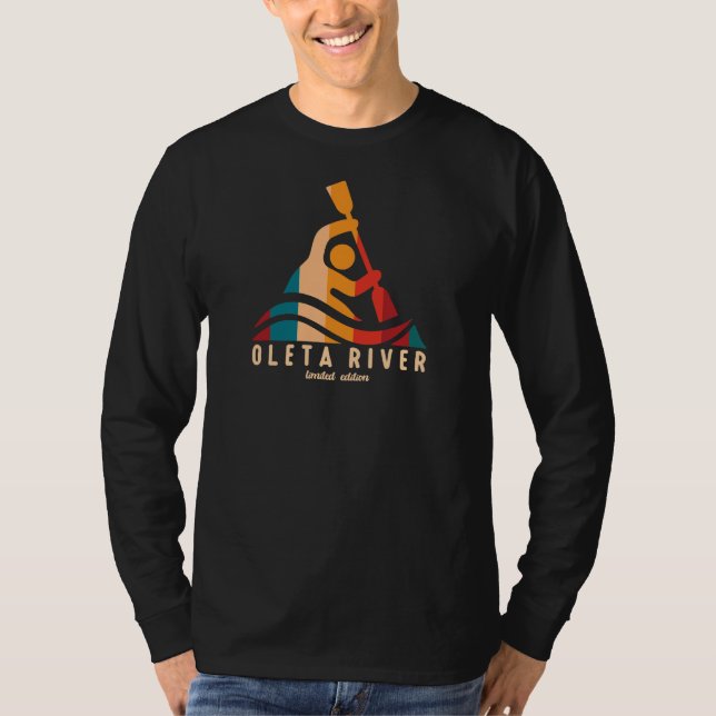 Camiseta Kayak del río Retro Oleta (Anverso)