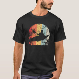 Camiseta Kayak Deportes Acuáticos Retro Para Un Kayaker