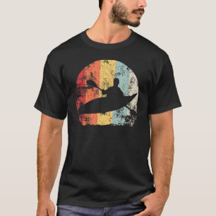 Camiseta Kayak Deportes Acuáticos Retro Para Un Kayaker
