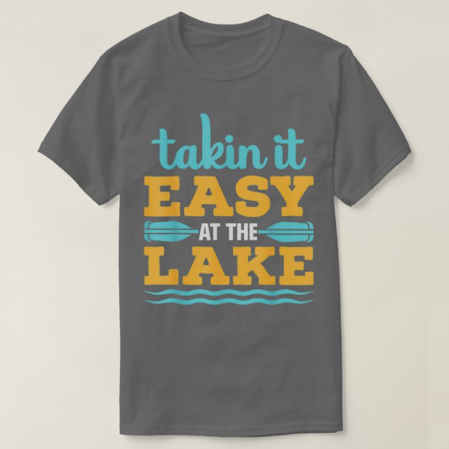 Camiseta Kayak En La Cita Del Lago Cita Funny Sayings (Diseño del anverso)