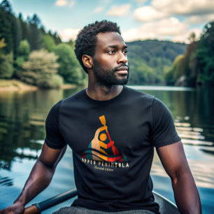 Camiseta Kayak en la península superior retro