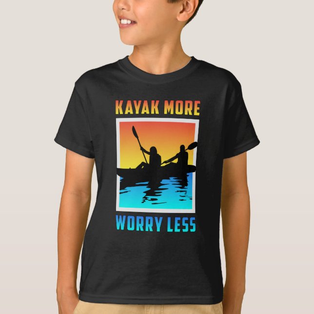 Camiseta Kayak Kayak Canoe Canoeing Paddle Funny Gift (Anverso)